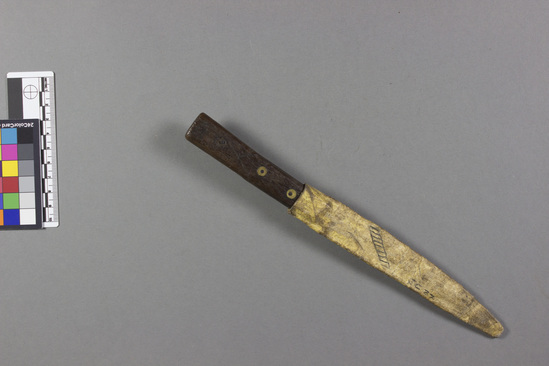 Hearst Museum object titled Knife, accession number 5-13131a, no description available.