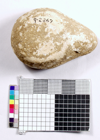 Hearst Museum object 2 of 2 titled Oil lamp, accession number 9-2267, described as pottery lamp