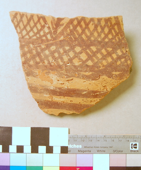 Hearst Museum object 45 of 48 titled Potsherd, accession number 5-1004, described as Potsherds