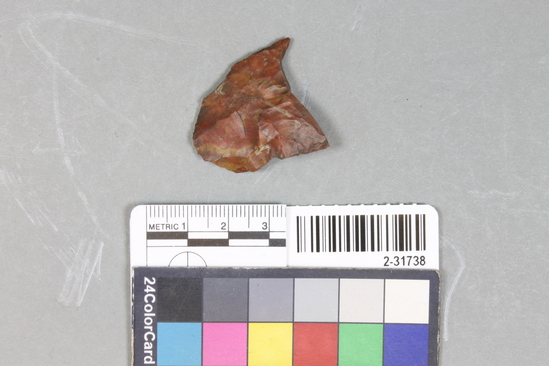 Hearst Museum object titled Point fragment, accession number 2-31738, described as Chert.