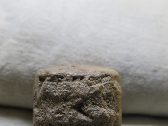 Hearst Museum object 55 of 65 titled Cuneiform tablet, accession number 9-3007, described as Mesopotamian cuneiform tablet