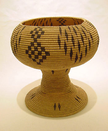 Hearst Museum object titled Basket, accession number 1-70654, described as Coiled, goblet shape.