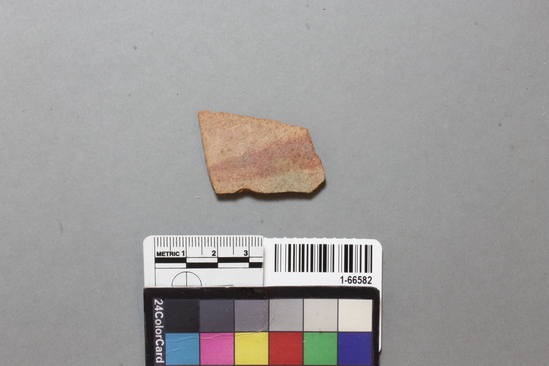 Hearst Museum object titled Potsherd, accession number 1-66582, described as potsherd