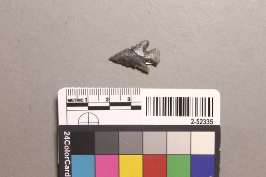 Hearst Museum object titled Projectile point, accession number 2-52335, described as Projectile point