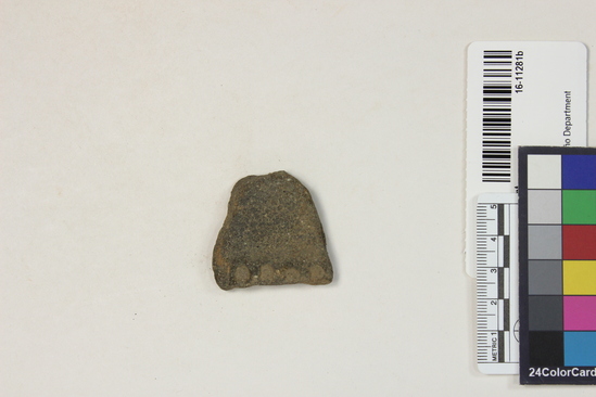 Hearst Museum object 4 of 4 titled Potsherd, accession number 16-11281b, no description available.