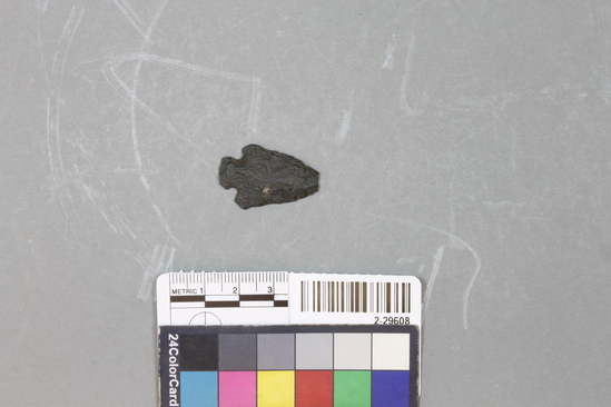 Hearst Museum object titled Projectile point, accession number 2-29608, described as Stone.