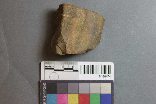 Hearst Museum object titled Worked stone, accession number 1-116474, described as Chert core