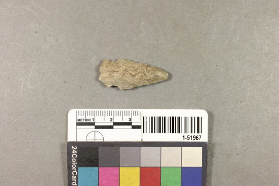 Hearst Museum object titled Projectile point, accession number 1-51967, described as Arrowpoint