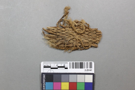 Hearst Museum object titled Textile, accession number 2-25141, described as Textile fragment