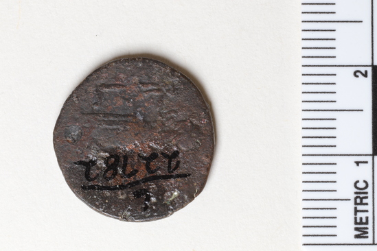 Hearst Museum object titled Coin: æ, accession number 6-22782, described as Copper coin.