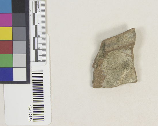 Hearst Museum object titled Potsherd, accession number 16-11276b, no description available.