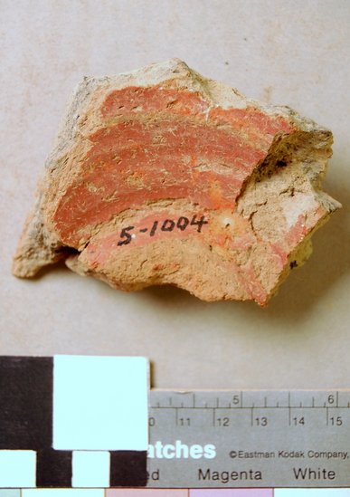 Hearst Museum object 23 of 48 titled Potsherd, accession number 5-1004, described as Potsherds