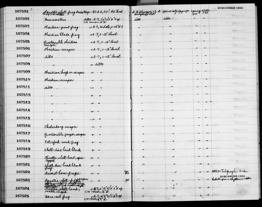 Documentation associated with Hearst Museum object titled Metatarsal fragment, accession number 1-167522.23, no description available.